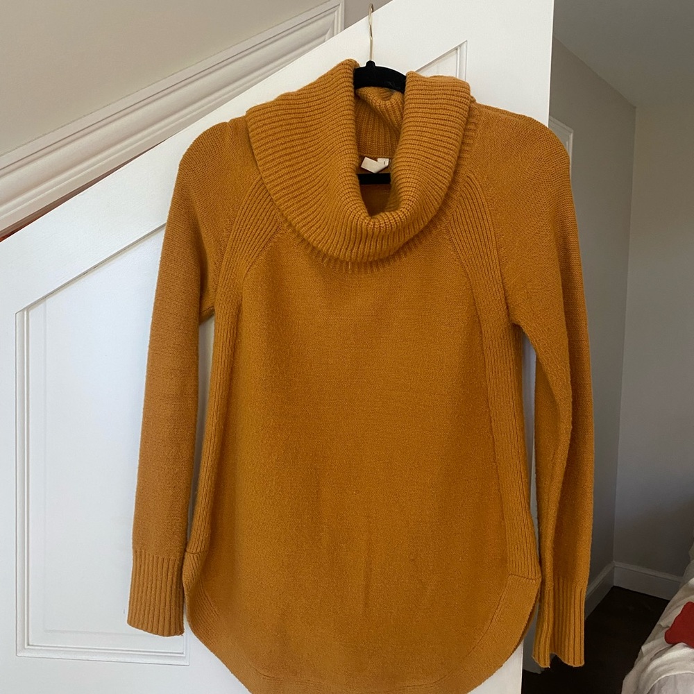 Cozy cowl turtleneck sweater